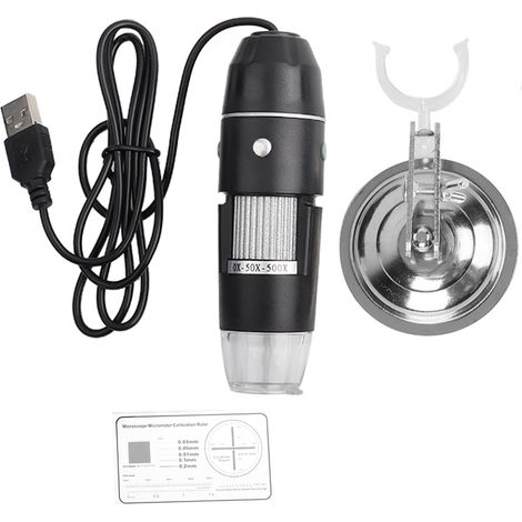 Microscope USB réglable à induction, motif mat écologique, compatible Windows XP/Vista, avec variation de luminosité (1/5)