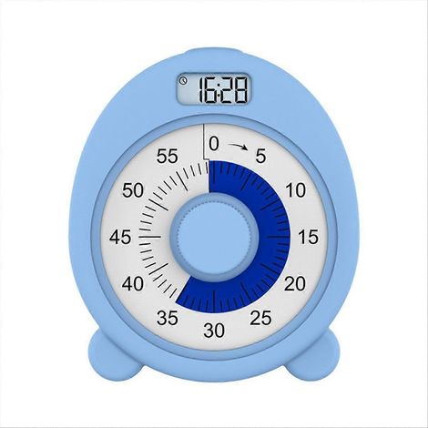 Minuteur visuel avec horloge et veilleuse, compte à rebours de 60 minutes (1/5)