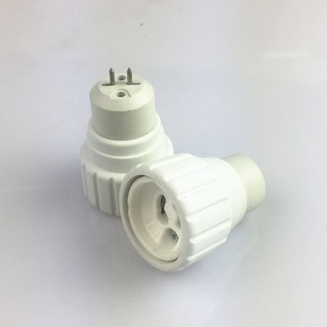 Douille de lampe adaptatrice MR16 vers GU10 avec noyau en céramique PBT ignifugé et certification CE (1/5)