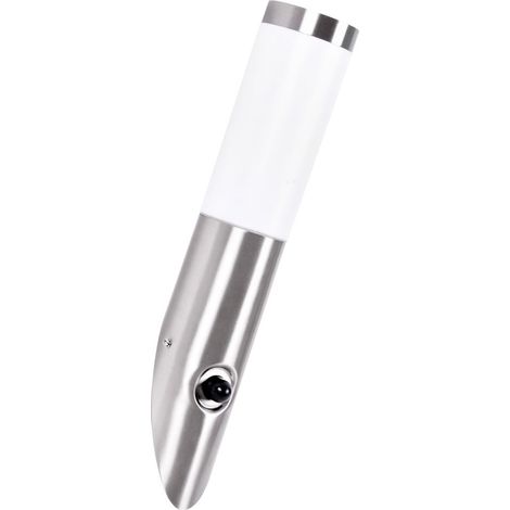 Brilliant Chorus 43697/82 Lampada da parete per esterni con rilevatore di movimento LED (monocolore) E27 10 W acciaio i (1/4)