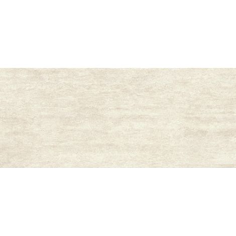 Carrelage effet Travertin 3D Blanc Stripe 120x50x0,85 cm Mat Venerio - Mur intérieur (vendu par carton de 1,8 m²) - RO'MA CARRELAGE