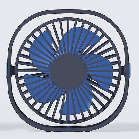 Ventilateur USB, mini ventilateur, ventilateur silencieux, ventilateur USB portable silencieux à 3 vitesses réglables, ventilateur USB pour le camping, le bureau, le sport, les voyages, alimentation U (1/5)