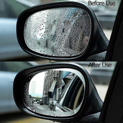 Lot de 2 films transparents anti-pluie pour rétroviseurs de voiture Volvo S40 S60 S70 S80 S90 V40 V50 V60 V90 XC60 XC70 XC90JXLGV (1/5)