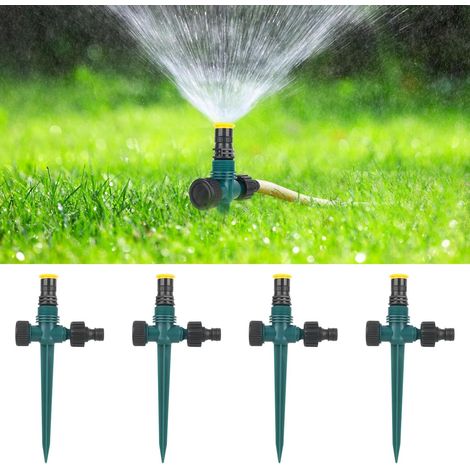 Kit per la distribuzione di semi sul prato con paletto e 4 bracci tandem regolabili a 360° (1/5)