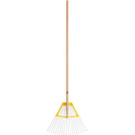 Râteau multi-services fil rond 20 dents manche bois certifié PEFC 100%