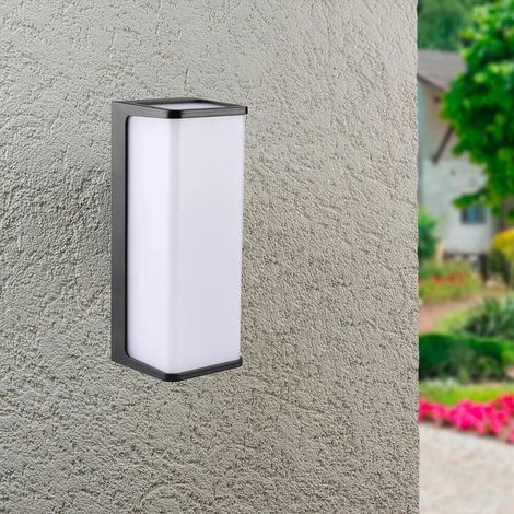 Applique Led Luce Bianca Lampada Da Muro 10 Watt Interno Esterno Ip65 Nero (1/4)
