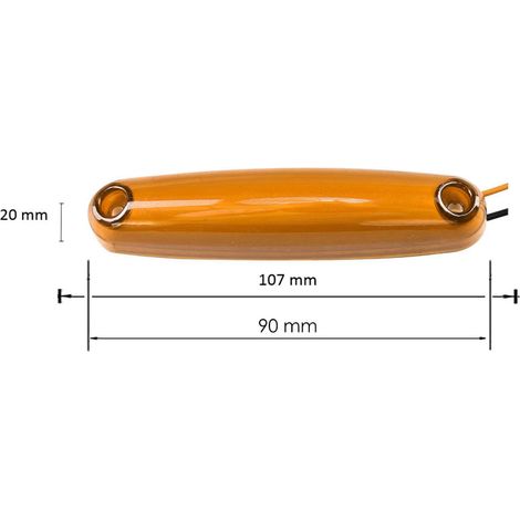 LED-Positions-/Markierungsleuchte Tokos, 12–24 V, gelb, 107 mm