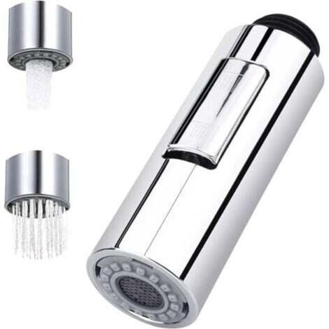 pezzo Rubinetto con doccetta estraibile a 2 modalità, doccetta da cucina estraibile, soffione doccia di ricambio in plastica per bagno e cucina