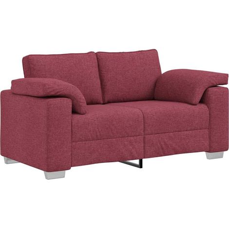 Canapé,Sofa pour Salon Bordeaux 160 x 77 x 82 cm tissu CFW99463 (1/5)
