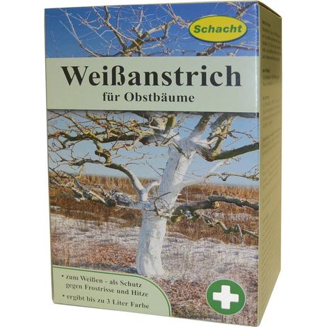 Peinture blanche pour arbres fruitiers 1 kg - Anti-gel et anti-chaleur (1/2)