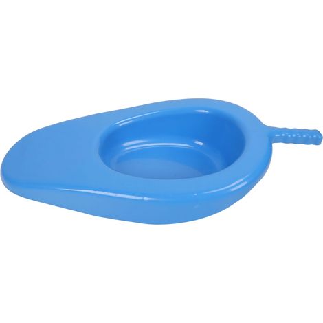 Grand bassin de lit en plastique portable, avec poignée, adapté aux patients paralysés, femmes enceintes et personnes âgées. (1/5)