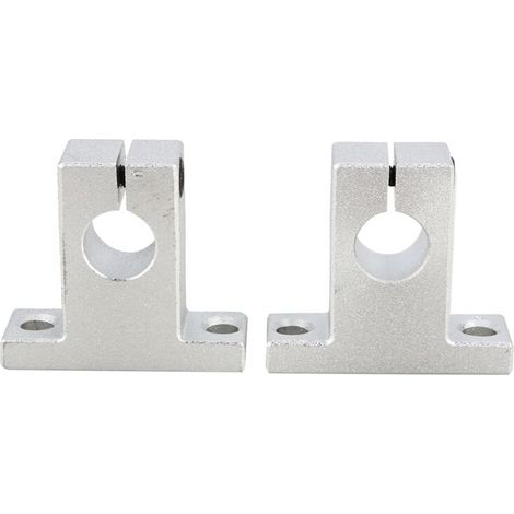 Set di 2 supporti per albero lineare SK12 da 12 mm, unità di scorrimento a sfere per movimento lineare CNC, supporto per guida albero per stampante 3D e macchina multiasse -Crezuo