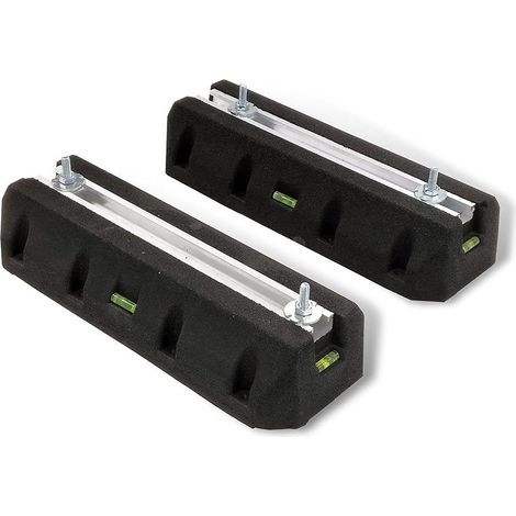 Rubber support for air conditioner - 450 x 130 x 60 mm, load capacity 350 kg (1/5)