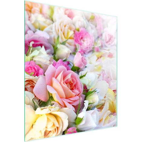 TAGLIERE IN VETRO 45x52 Fiore (1/5)