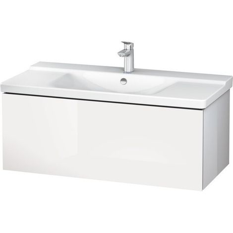 Meuble sous-vasque L-CUBE 1020x481x405mm Bleu clair mat