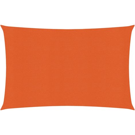 Vela ombreggiante 160 g/m² arancione 3,5 x 4,5 m HDPE 020009240