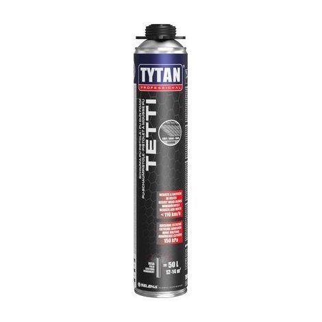 Schiuma Poliuretanica Tetti e Coperture Tytan Pistola 750 ml 12 Pezzi