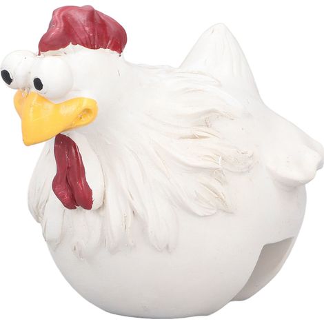 Statues de Poules Drôles pour Jardin, Ferme et Patio - Décoration Extérieure Amusante