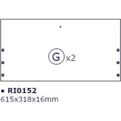 R ANTA G X KIT SCARPIERA 5 RIBALTE 65X15X164 BIANCO 1307