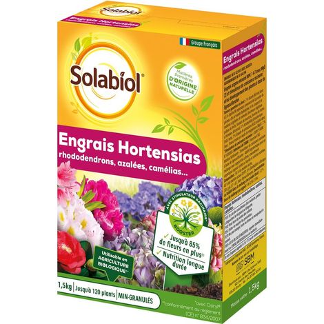 Dünger für Hortensien und Rhododendren 1,5 kg - Solabiol