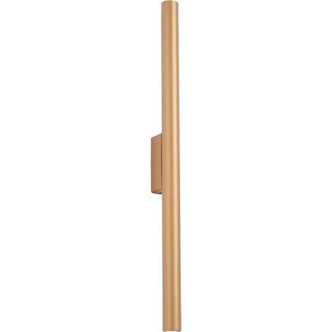 Aplique de pared Vacu dorado, 2 luces