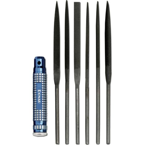 Set de limes à aiguilles 7 pièces dont un support métal M60 C94487 (1/3)