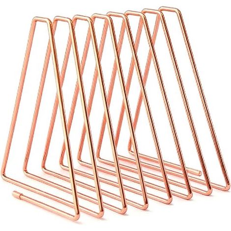 Schreibtisch-Buchstütze Buchstütze aus Metall Verstellbares Bücherregal Geeignet zur Aufbewahrung von Büchern in Arbeitszimmern Büros und Ros gold (1/5)