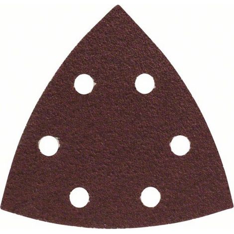 Bosch Accessories 2607019488 Deltaschleifpapier mit Klett, gelocht Körnung (num) 60 Eckmaß 93 mm 2