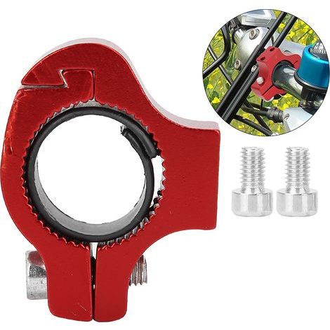 Porte-gobelet pour vélo, moto, fixation sur guidon, porte-bouteille (rouge) (1/5)