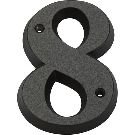 Número 8 en zamak mate Al.8 x L.4,5 cm CENTRALE BRICO