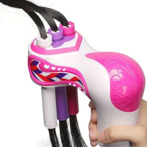 Tresseur de cheveux automatique électrique pour filles, outil de coiffure DIY pour tresser et tresser les cheveux, cadeau pour fille (1/5)