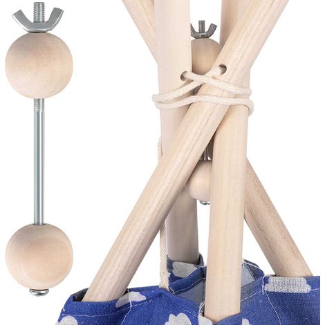 Estabilizador estable de madera para tienda tipi nukido