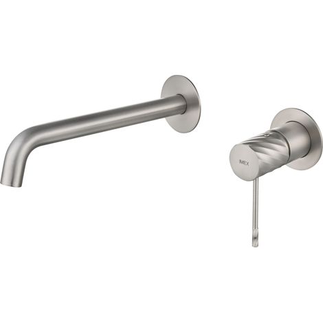 Miscelatore lavabo incasso Bless finitura nichel spazzolato [ IMEX® ]