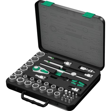 Wera Vierkant 1/2", imperial 8100 SC 4 Zyklop Speed Ratschen-Satz (1/5)