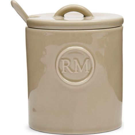 Azucarero Portofino beige con cuchara Riviera Maison (1/3)