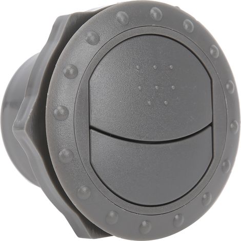 Bouton de ventilation climatisation voiture, style rond, entretien pour camping-cars, bus, bateaux, gris, pièce de rechange, sortie d'air, 1 pièce. (1/5)