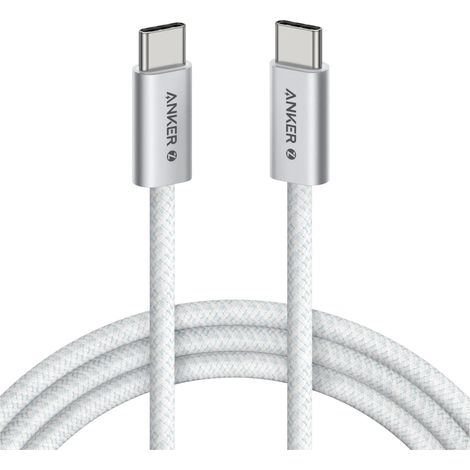 Cabo USB Anker USB-C para USB-C 240W 1m Branco A8060H21