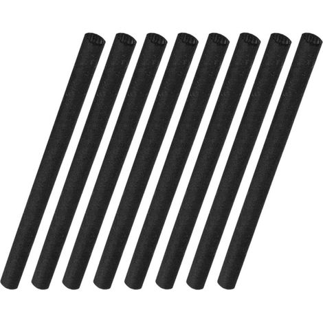 8 Bâtonnets de Graphite Noirs pour Creusets, Performance Fiable et Efficacité, Diamètre 6 Mm, pour Coulée et Agitation en Laboratoire Réutilisable (1/5)
