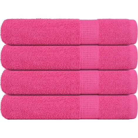 Saunatücher FROGN 4 Stk. Rosa 80x200 cm 360 g/m²