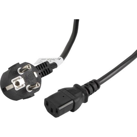 Cable de Alimentación Lanberg CA-C13C-11CC-0030-BK 3 m Negro (1/4)