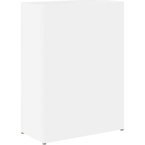 Armature de parapluie blanche, 40 x 20 x 55,5 cm, bois d'ingénierie. (1/5)
