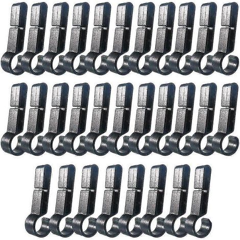 Clips de fixation pour casque compatibles avec les lampes frontales, accessoires pour casque de chantier, crochet de fixation facile compatible avec les casques. (1/5)