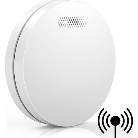 Détecteur de fumée connectable Aroha Link - Batterie 10 ans - Capteur de fumée interconnecté - Alarme incendie