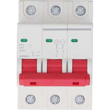 Parafoudre protection surtension court-circuit disjoncteur 400V max DZ47Y 63Z C63 3P (1/5)