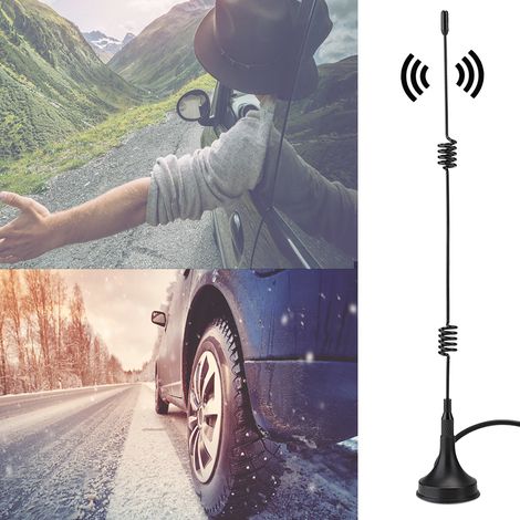Antenne WiFi 2.4GHz 8dBi avec Connecteur SMA Femelle pour Booster Signal Routeur, Carte PCI et Objets Connectés (Câble 3m)