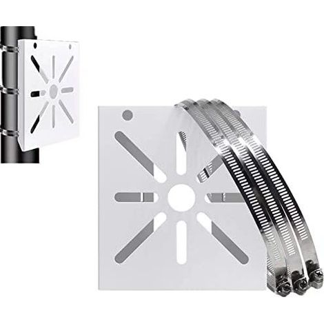 155x170mm Universal Vertical Mounting Bracket for CCTV Surveillance Camera - Compatible with CCTV Wall Mounts