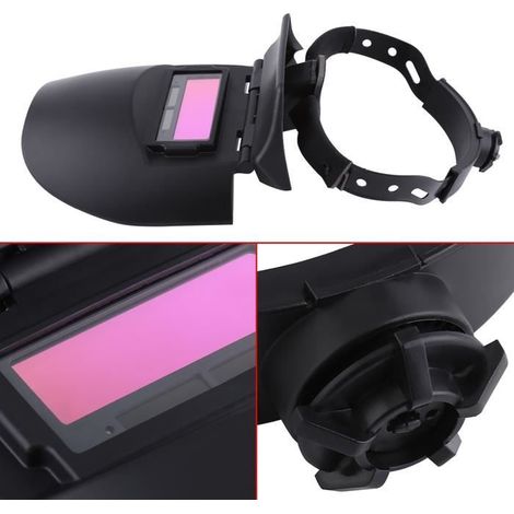 Omabeta Casque de soudure à l'arc automatique solaire Meulage Visière (1/4)