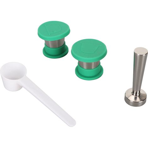 Capsule de café rechargeable en acier inoxydable, réutilisable, pour machine à café. (1/5)