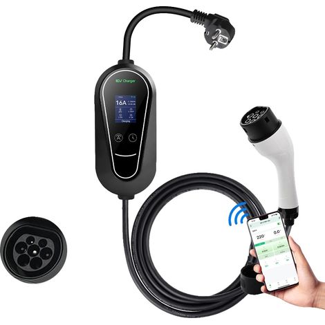 Chargeur EV, Contrôle par APP, Puissance de 3,5 kW, TYPE2 3.5KW 16A APP (1/2)
