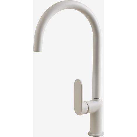 Robinet de cuisine avec bec haut en laiton Alameda SKLUM Blanc